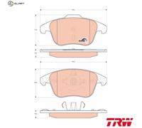 TRW GDB1691 Brake pad set
