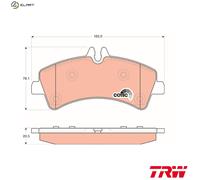 TRW GDB1699 Brake pad set