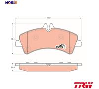 TRW GDB1699 Brake pad set