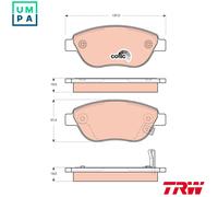 TRW Brake Pads GDB1701