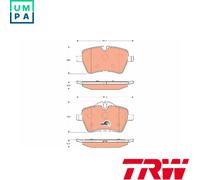 BRAKE PAD SET DISC BRAKE GDB1712 FOR MINI N18B16A/B16C N14B16A/B16AB9HZ 1.6L