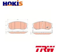 BRAKE PAD SET DISC BRAKE GDB1715 FOR CHEVROLET CAPTIVA/Van/SPORT EQUINOX OPEL