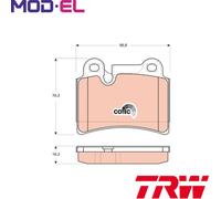BRAKE PAD SET DISC BRAKE GDB1722 FOR VW TOUAREG CASB/BUN/CASC/CASA/CATA 3.0L