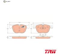 TRW Disc Brake Pad Set GDB1726 – Fits BMW X5/X6 (E70, F15, F85, F16, F86, E71)