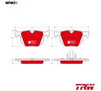 NEW DISC BRAKE PADS SET FOR BMW X6 F16 F86 N57 D30 A N55 B30 A X5 E70 TRW