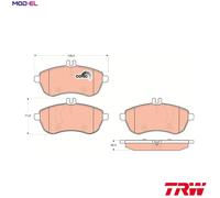 TRW Brake Pad Set GDB1736 - Front - Fits Mercedes-Benz C-Class, E-Class, SLK, SLC