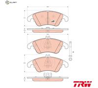 TRW Brake Pads GDB1737 for Mercedes‑Benz CLS, SLK, C‑Class, E‑Class, C‑Class T‑Model