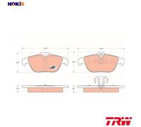 TRW GDB1738 Brake pad set