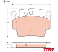 TRW GDB1742 Brake pad set