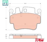 TRW GDB1742 Brake pad set