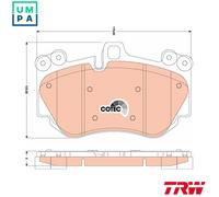TRW Brake Pad Set GDB1764 – Disc Brake – For Porsche Cayenne (2002–2006)