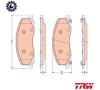 BRAKE PAD SET DISC BRAKE GDB1781 FOR VAUXHALL INSIGNIA/Mk SAAB OPEL 4cyl 2.8L