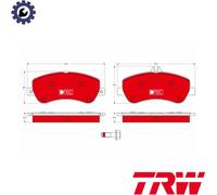 BRAKE PAD SET DISC BRAKE GDB1798DTE FOR MERCEDES-BENZ GLK-CLASS E-CLASS 2.1L