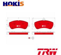 BRAKE PAD SET DISC BRAKE GDB1798DTE FOR MERCEDES-BENZ GLK-CLASS E-CLASS 2.1L