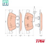 BRAKE PAD SET DISC BRAKE GDB1811 FOR AUDI A8L BPK 3.1L CJBA/BDX 2.8L BNG 3.0L A8