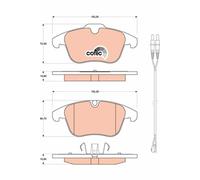 BRAKE PAD SET, DISC BRAKE GDB1818
