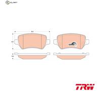 TRW Brake Pad Set GDB1831