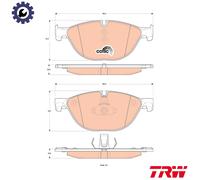 TRW Brake Pad Set GDB1838 – Front for BMW 5 Series (F10/F11)