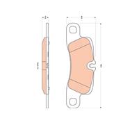 BRAKE PAD SET, DISC BRAKE GDB1839