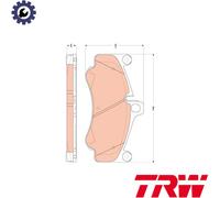 BRAKE PAD SET DISC BRAKE GDB1863 FOR PORSCHE 911/Convertible M 97.70 3.6L 6cyl