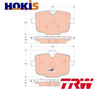 BRAKE PAD SET DISC BRAKE GDB1869 FOR BMW 5/G31/G30/F90/G1/F92/X/G0/Van/F11/F10