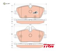 BRAKE PAD SET DISC BRAKE GDB1870 FOR MINI CLUBMAN N12 B14 A 1.4L 9HZ 1.6L 4cyl