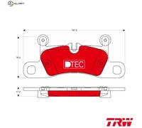TRW GDB1875DTE Brake pad set