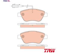 TRW Brake Pad Set GDB1879 for FIAT 500/500 C/Panda (Hatchback/Van)