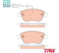 TRW Brake Pad Set GDB1879 for FIAT 500/500 C/Panda (Hatchback/Van)