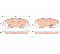 BRAKE PAD SET, DISC BRAKE GDB1898