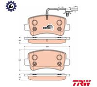 TRW Brake Pads GDB1903 - Fits MASTER III 2.3DCI 10- - UK Stock