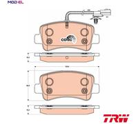 TRW Brake Pads GDB1903 - Fits MASTER III 2.3DCI 10- - UK Stock