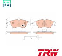 BRAKE PAD SET DISC BRAKE GDB1908 FOR AUDI A7/Sportback A6/Allroad/C7 CZVD 3.0L