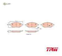 TRW GDB1918 Disc Brake Pad Set