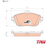TRW Brake Pad Set GDB1932 - Fits Infiniti Q30 (2015+) 1.5 Diesel, Mercedes-Benz