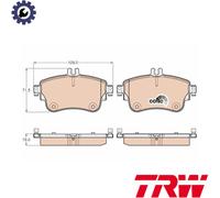 BRAKE PAD SET DISC BRAKE GDB1933 FOR MERCEDES-BENZ B-CLASS/Sports/Tourer 1.6L