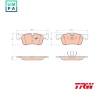 BRAKE PAD SET DISC BRAKE GDB1935 FOR BMW 2/Convertible/F3/F87/F0/F1 B37D15 1.5L