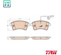 TRW Brake Pad Set GDB1941 - Disc Brake for Renault Kangoo, Kangoo Rapid, Kangoo Be Bop