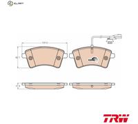 TRW Brake Pad Set GDB1941 - Disc Brake for Renault Kangoo, Kangoo Rapid, Kangoo Be Bop