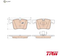 Brake Pad Set, disc brake TRW GDB1942 for BMW 1 (F21) 2.0 2015-2019