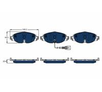 BRAKE PAD SET, DISC BRAKE GDB1956BTE
