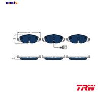 TRW Brake Pad Set GDB1956BTE