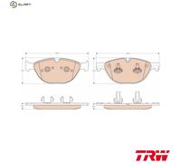 TRW GDB1963 Brake pad set