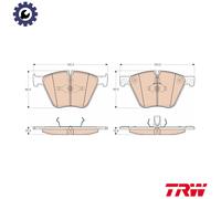 TRW Brake Pads GDB1964 for BMW X5 and X6