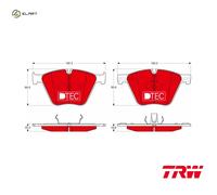 BRAKE PAD SET DISC BRAKE GDB1964DTE FOR BMW X5/SAV/F15/F85/E70 X6/SAC/E71/E72