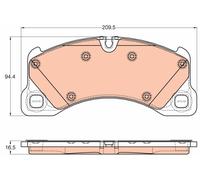 BRAKE PAD SET, DISC BRAKE GDB1969
