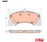 TRW GDB1969 Brake pad set