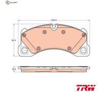 TRW GDB1969 Brake pad set