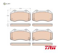 DISC BRAKE PADS SET FOR OPEL VAUXHALL CORSA D A 16 LES CORSA E B 16 LES TRW