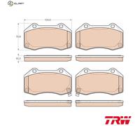BRAKE PAD SET DISC BRAKE GDB1979 FOR VAUXHALL CORSA/Mk/IV/III OPEL 4cyl 1.6L